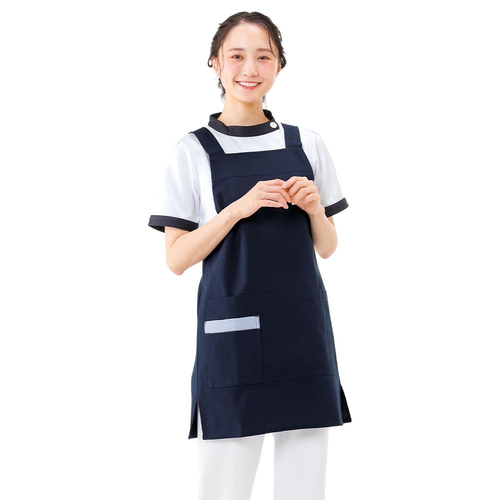 配色H型エプロン
