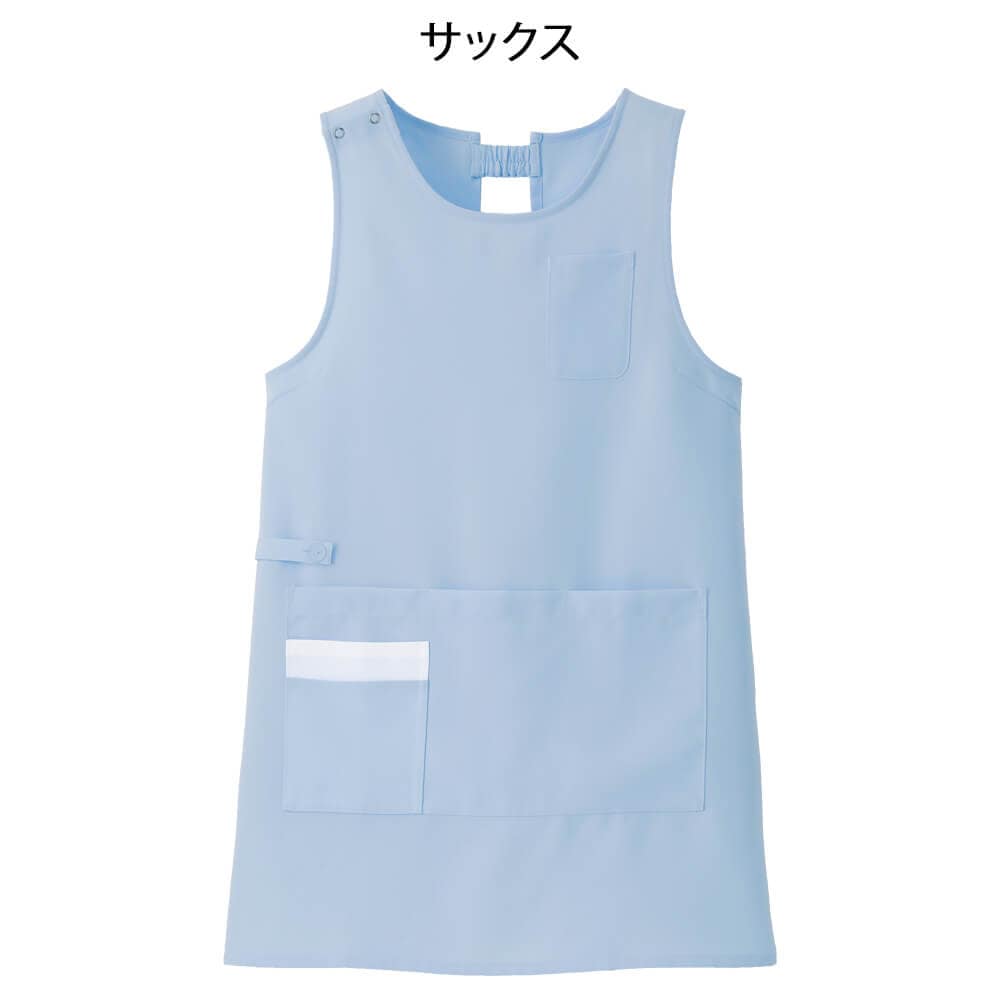 下から履ける NEWチュニック型エプロン(さらりタッチ)