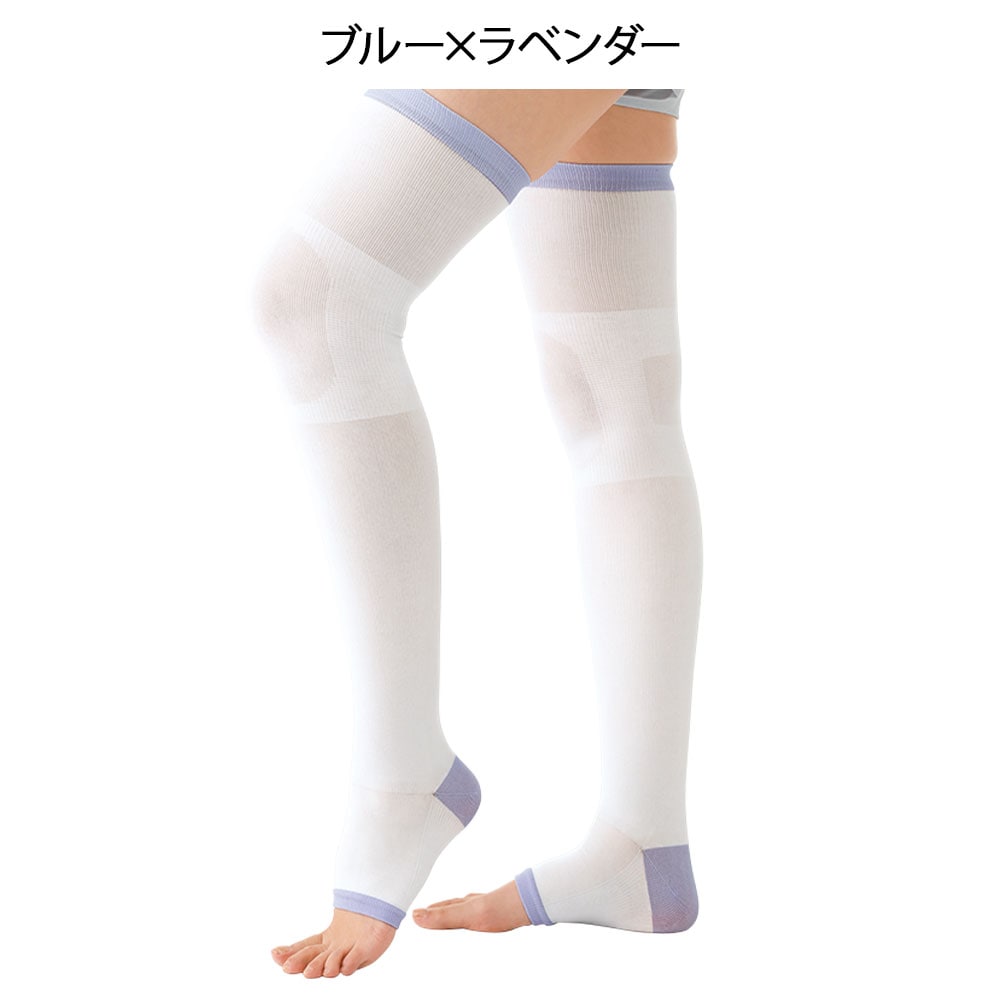 ひんやりクール着圧 ニーハイソックス おやすみver.