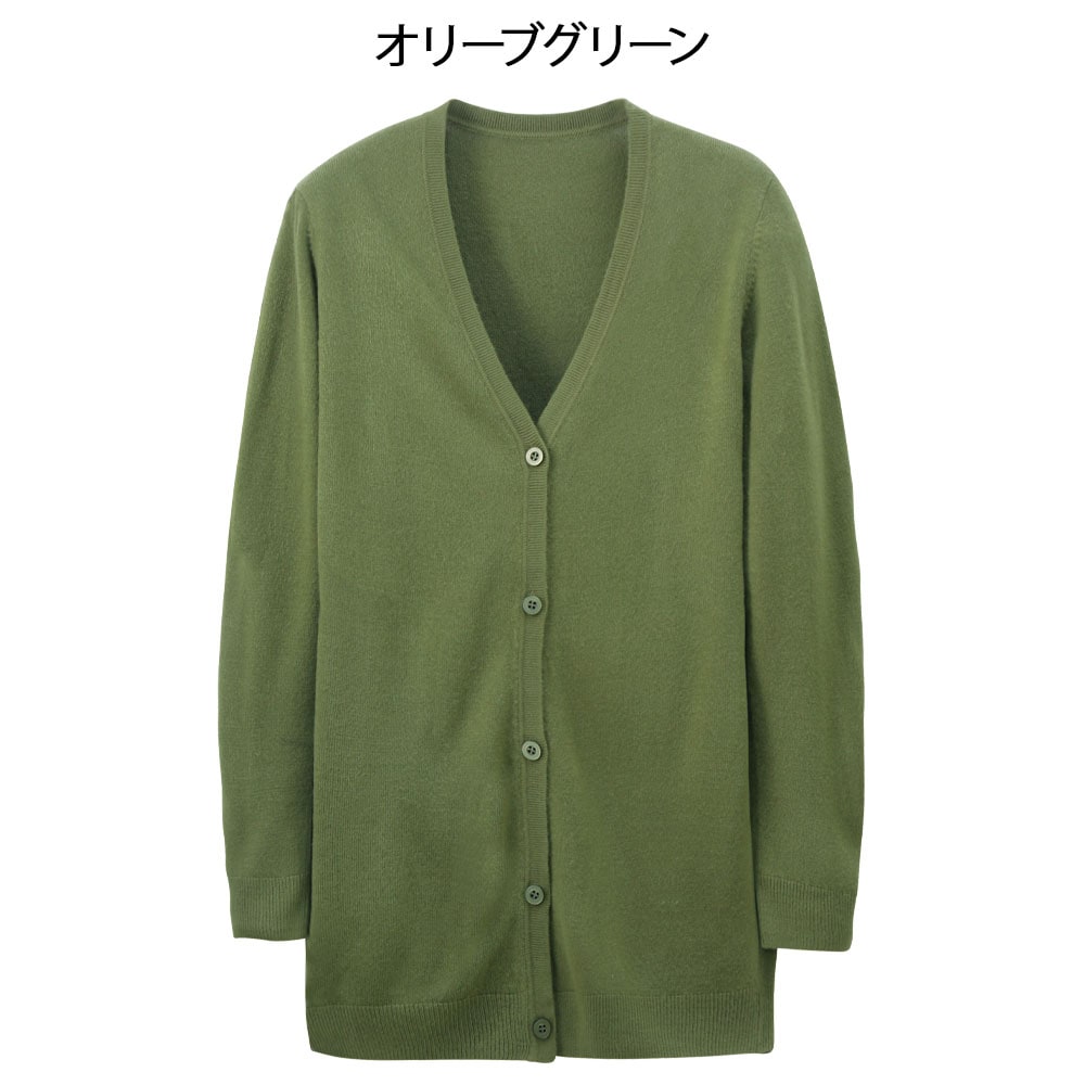 UNIQLO U いいっ カーディガン M オリーブグリーン 