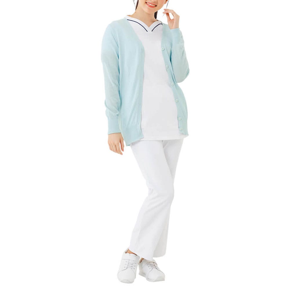 【決算セール】さわやか抗菌防臭カーディガン