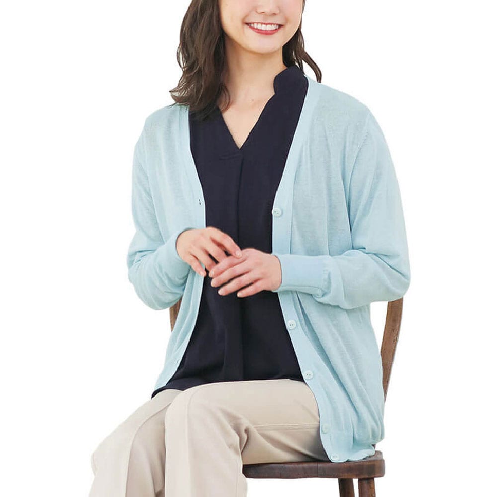 さわやか抗菌防臭カーディガン