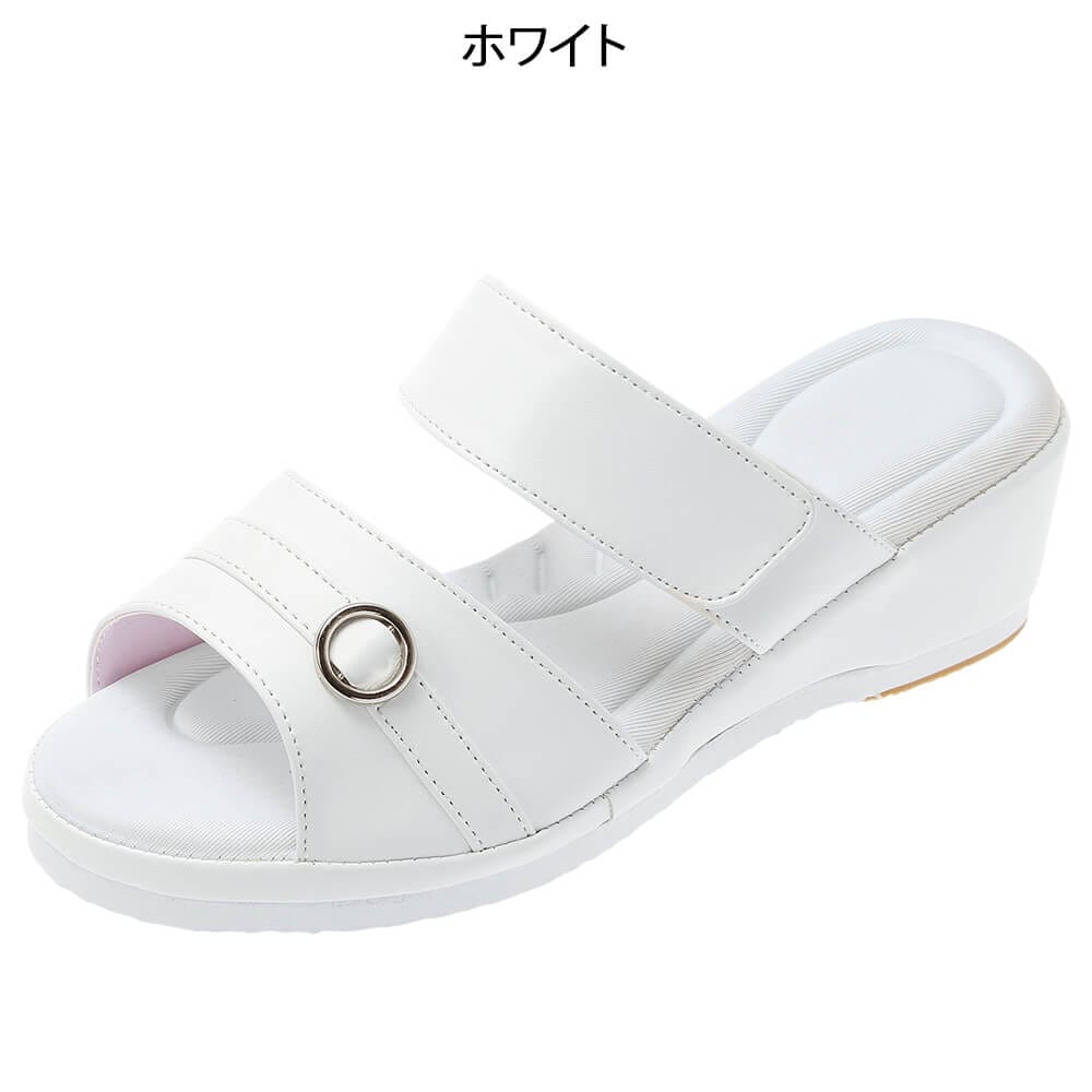 ずっともふもふインソール ベルトサンダル