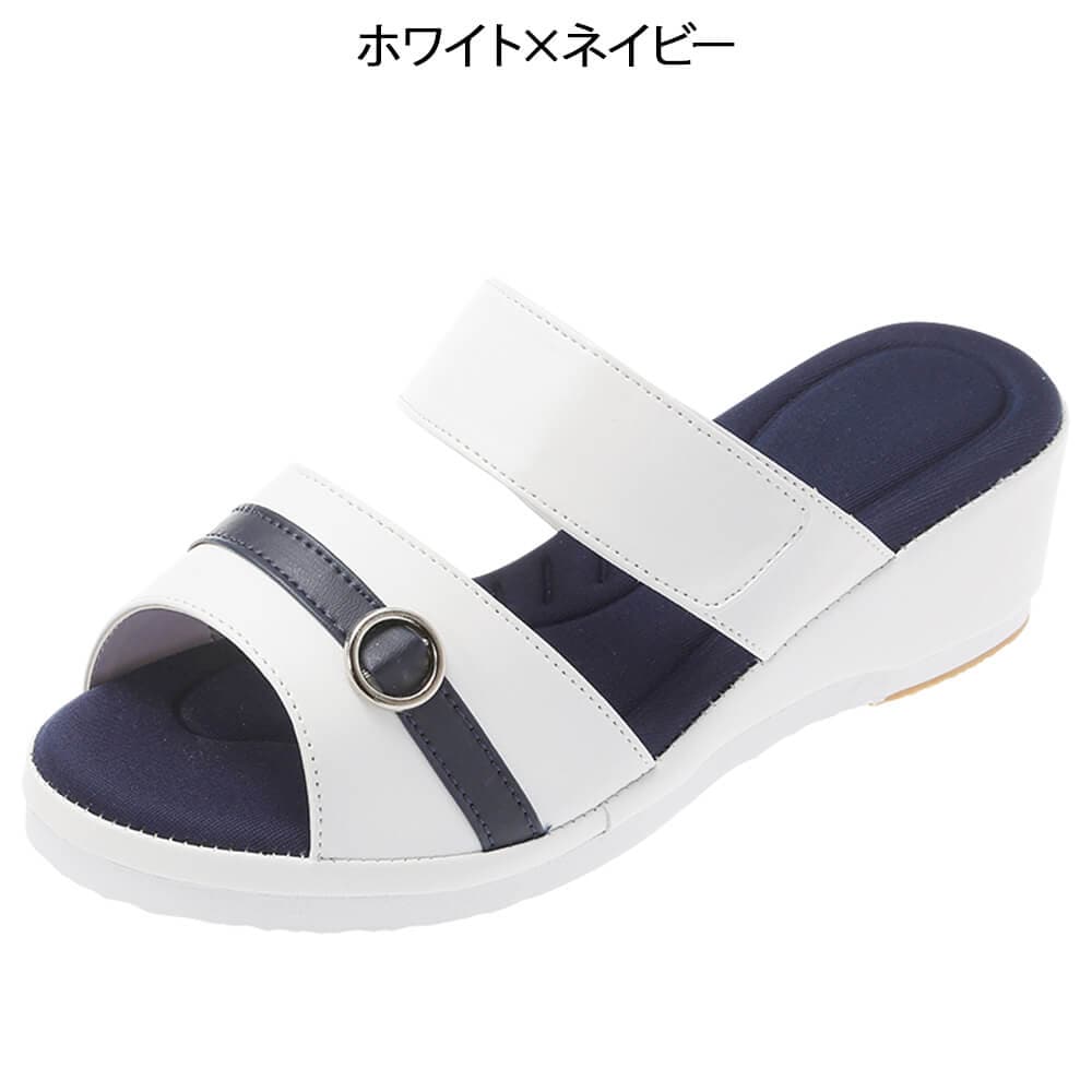 ずっともふもふインソール ベルトサンダル