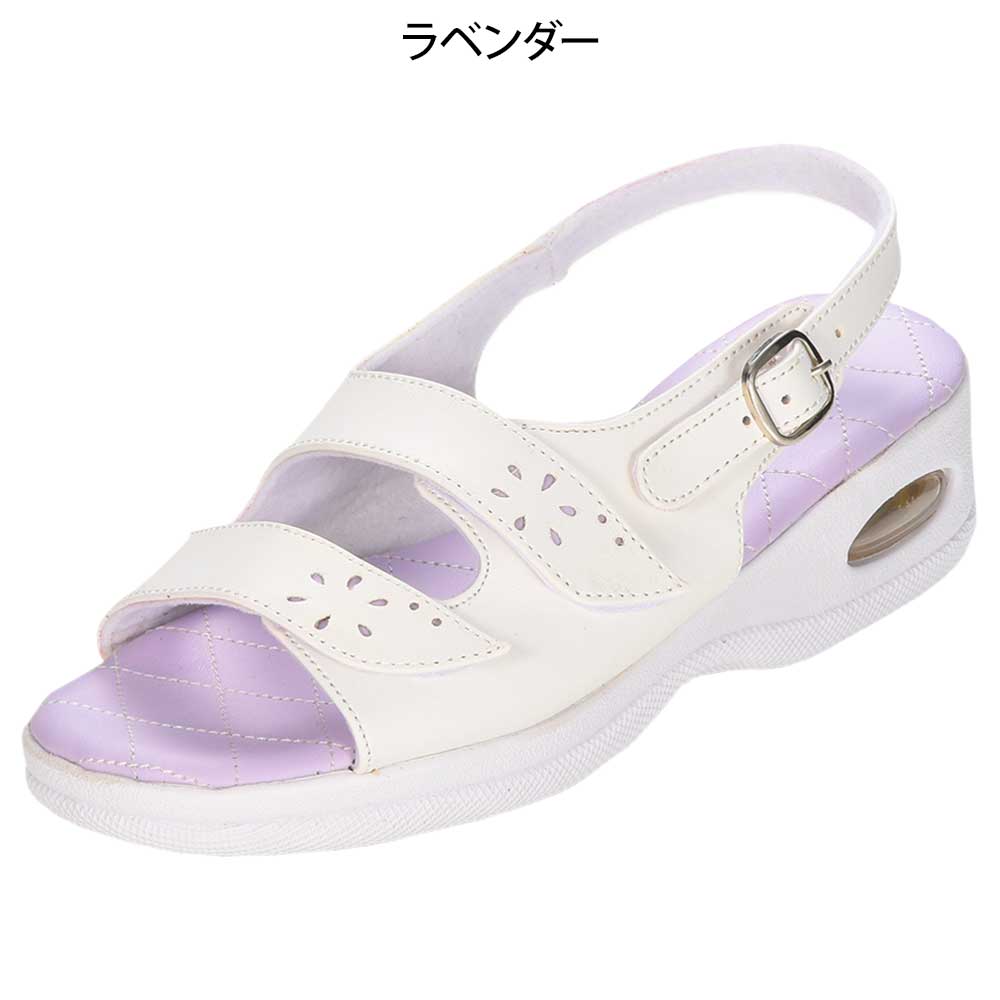 【サマーセール】軽量EVAエアーサンダル フラワー2ベルト