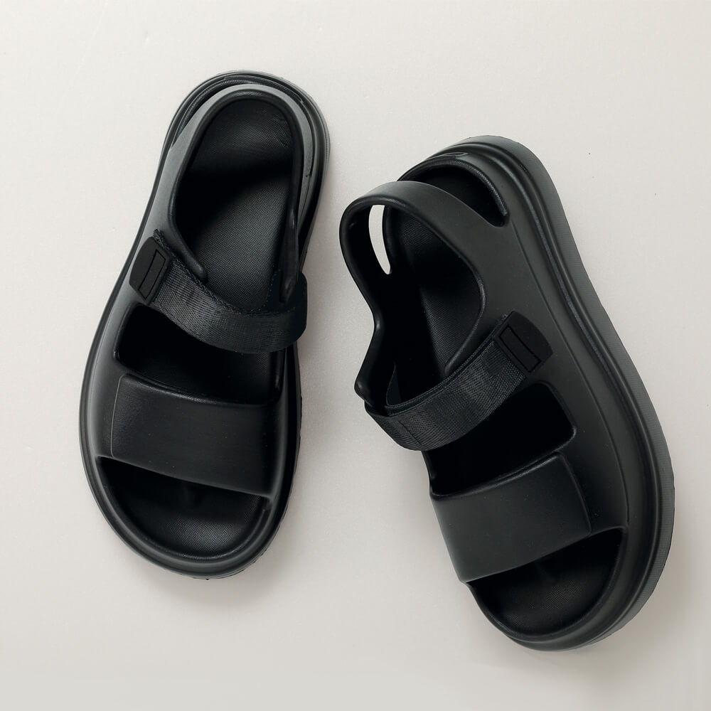 アンクルストラップ厚底EVAサンダル