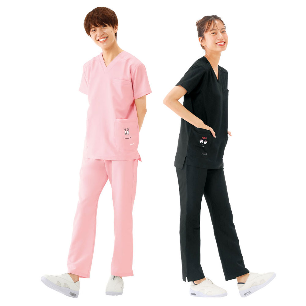 バーバパパ スクラブパンツ (Unisex)