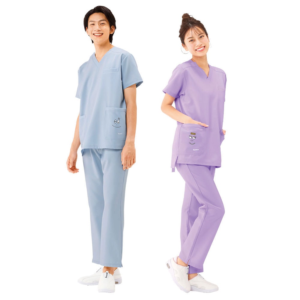バーバパパ スクラブパンツ (Unisex)
