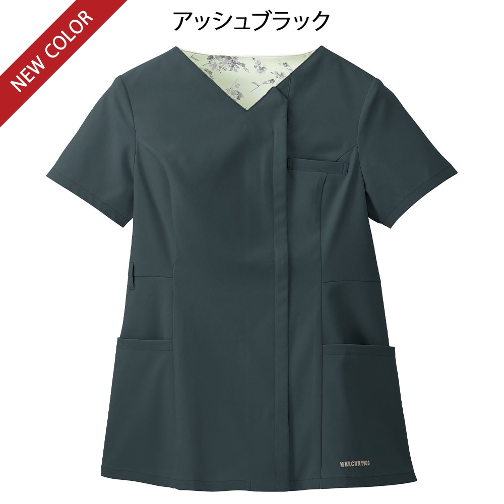 マーキュリーデュオ 前開きスクラブジャケット (MD2547)