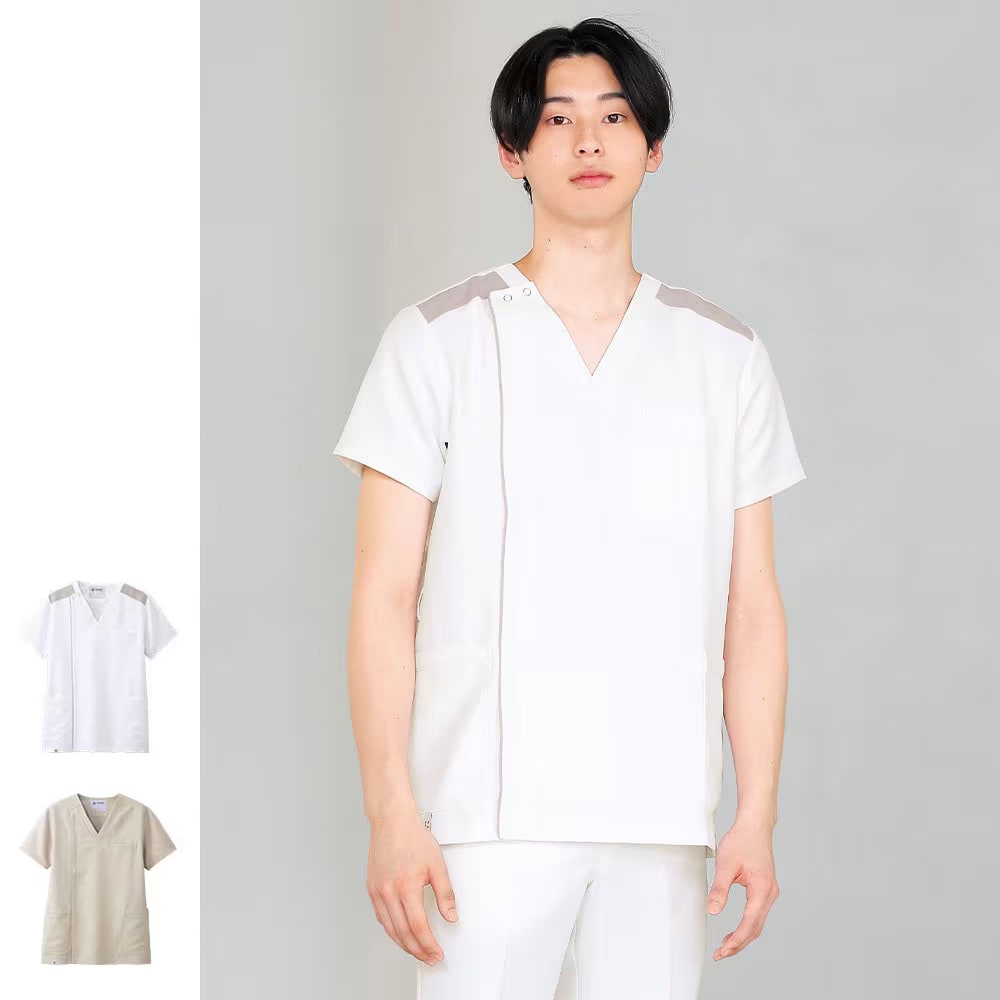 【ブランドセール】ナノ・ユニバース スクラブオープンジャケット(NU2538)