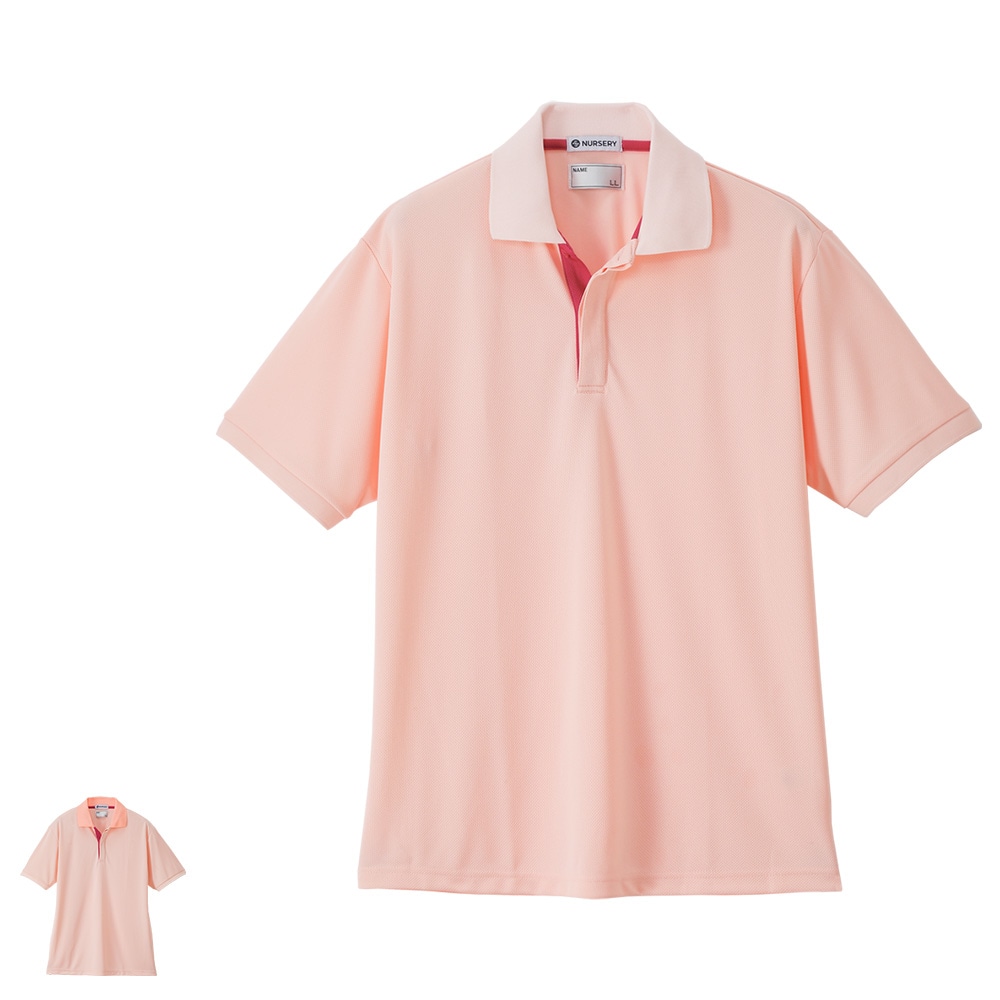【アウトレット】吸汗速乾配色ポロシャツ（男女兼用）