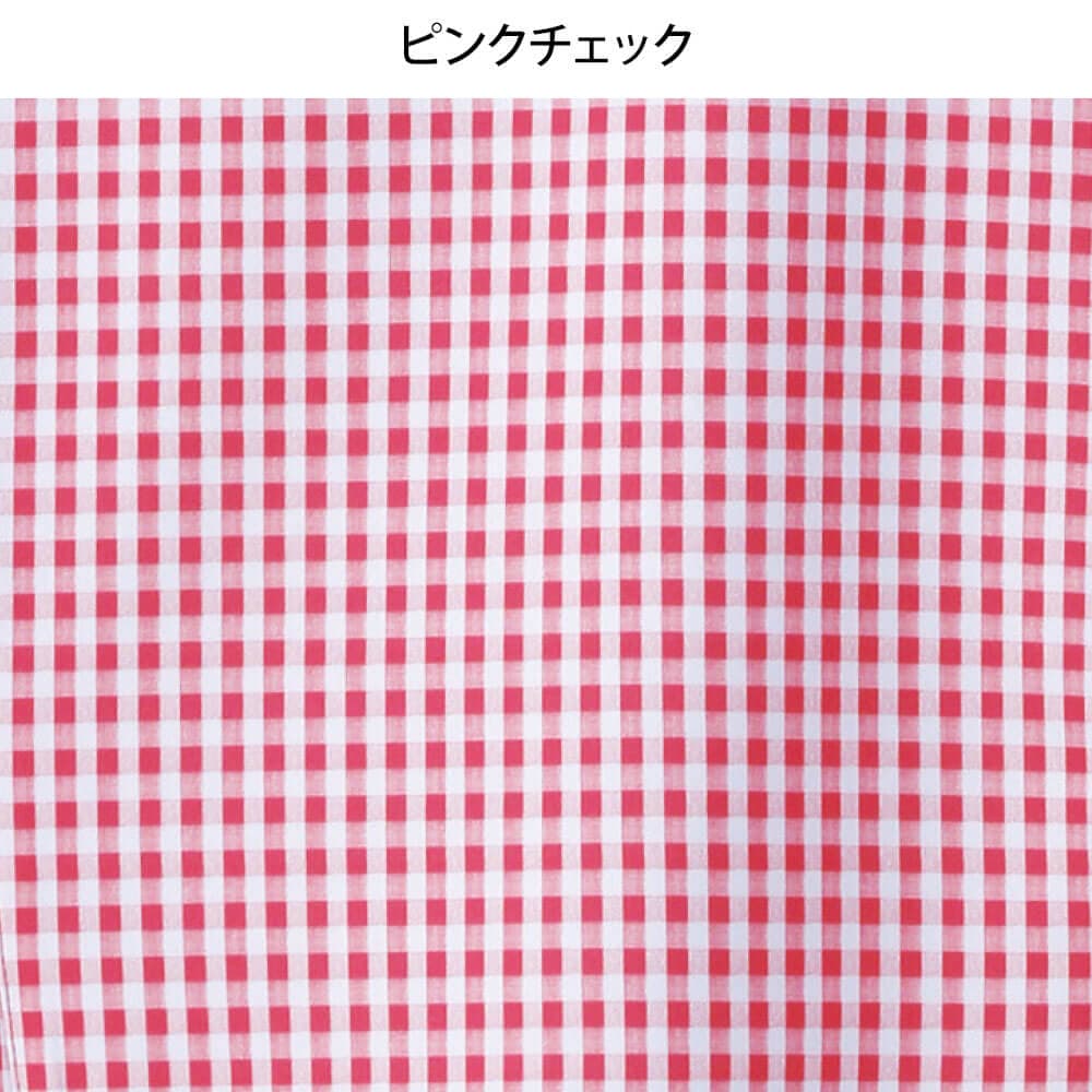 ギンガムチェック ニットシャツ(ポロシャツ)