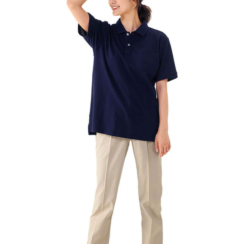 綿混ポロシャツ(unisex)