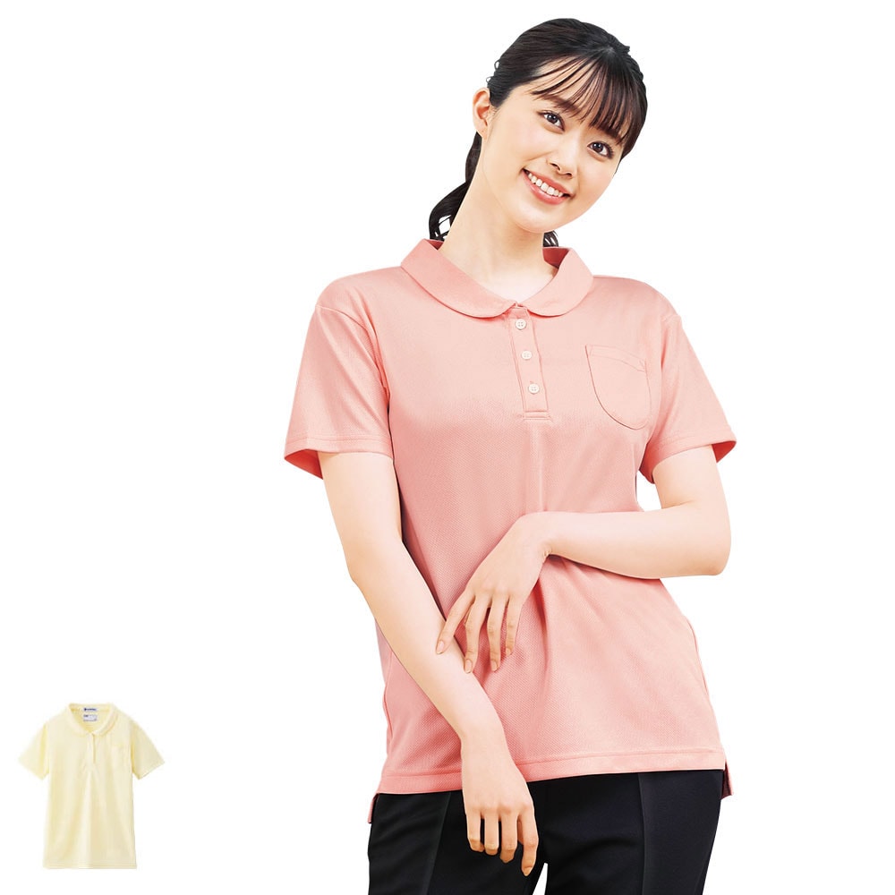 くすみカラーポロシャツ