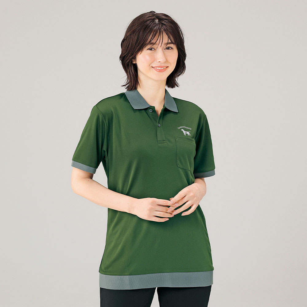 グレートバディ 配色リブポロシャツ(Unisex)