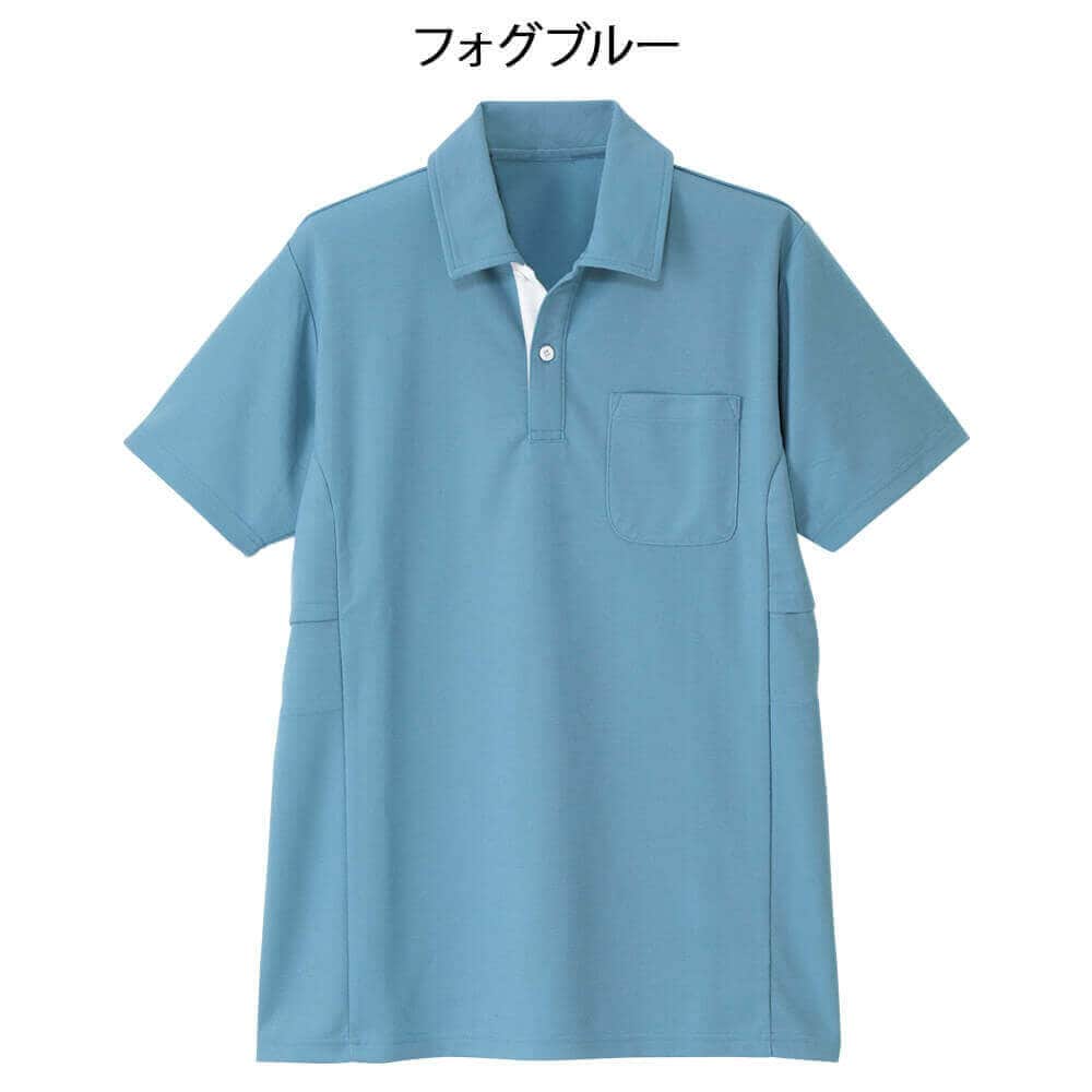 涼脇下ポケット付ベンチレーションポロシャツ(男女兼用)