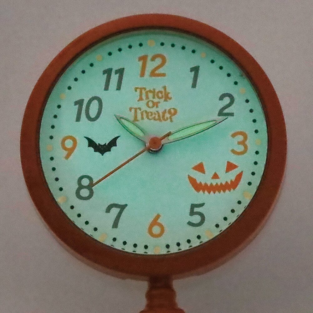 【ハロウィン】NEWハピプラ蓄光ナースウォッチ ハロウィン