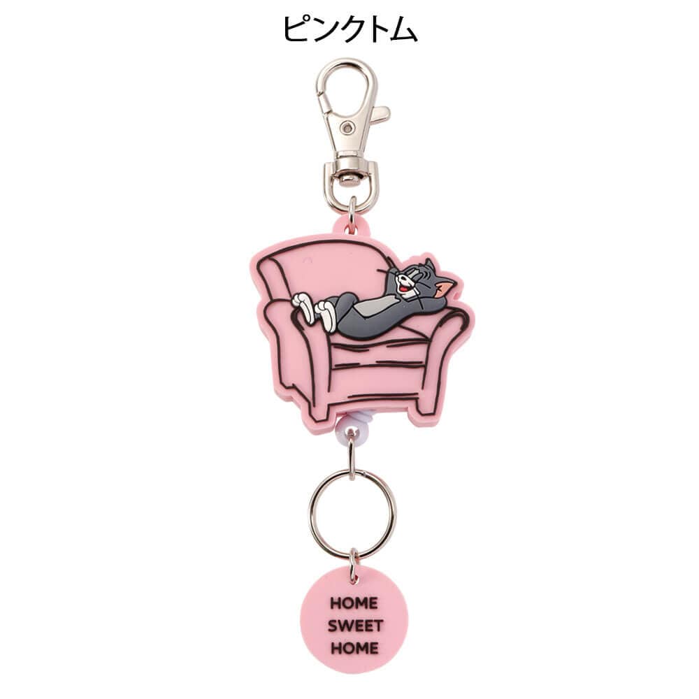 トムとジェリー ラバーリールキーホルダー
