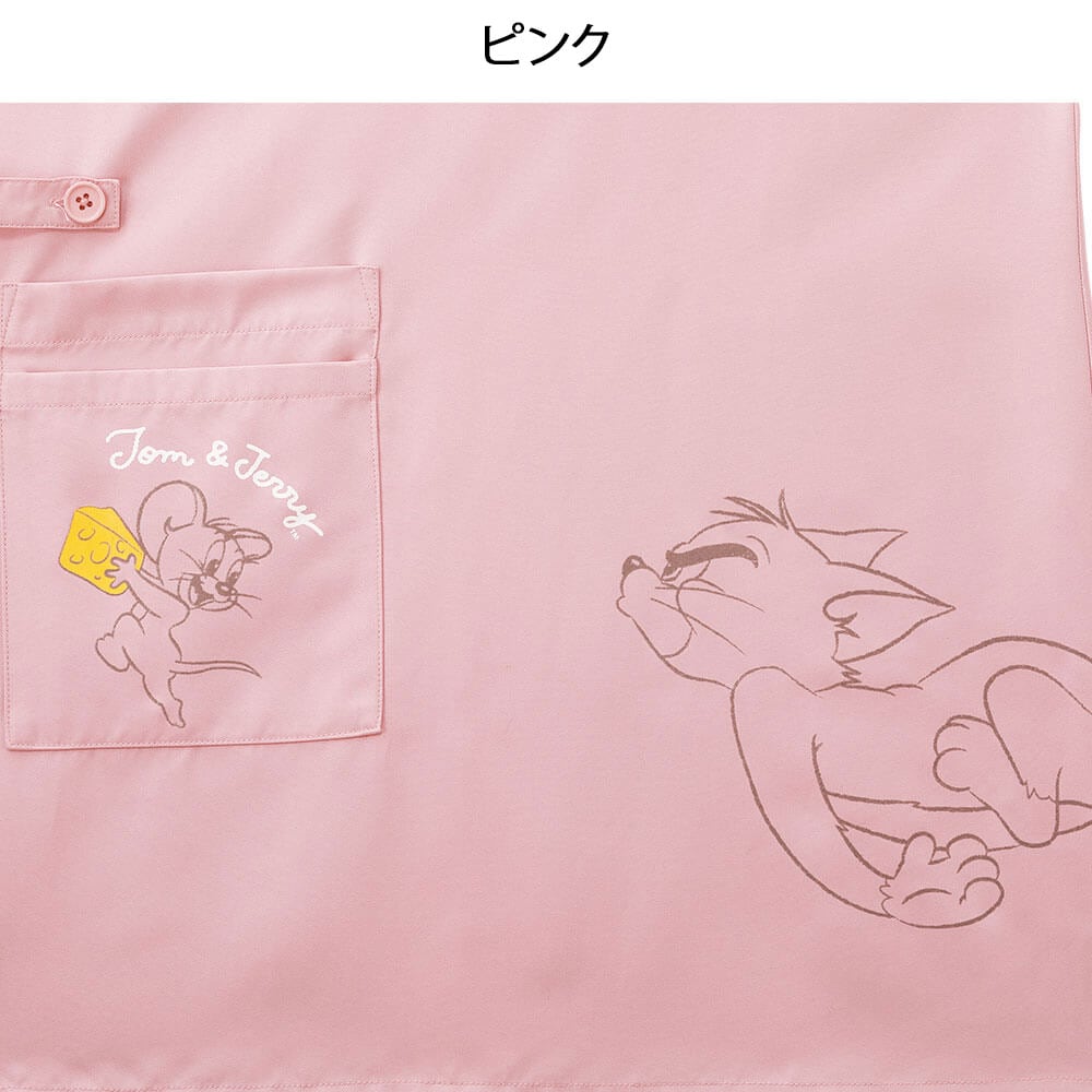 トムとジェリー チュニック型エプロン(Unisex)