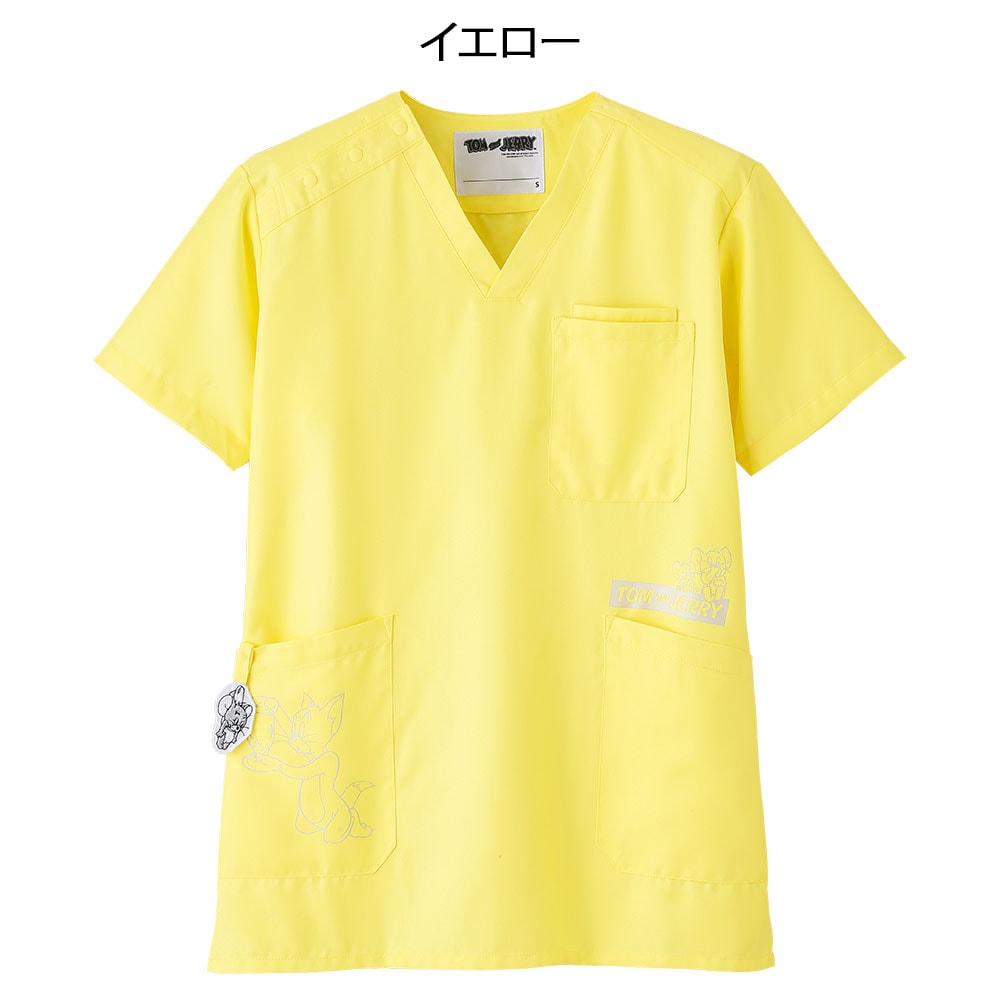 トムとジェリー チャーム付きスクラブ２(Unisex)