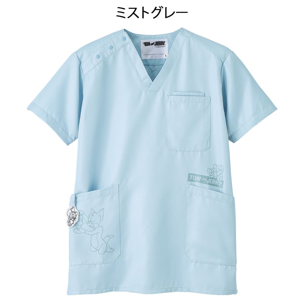 トムとジェリー チャーム付きスクラブ２(Unisex)