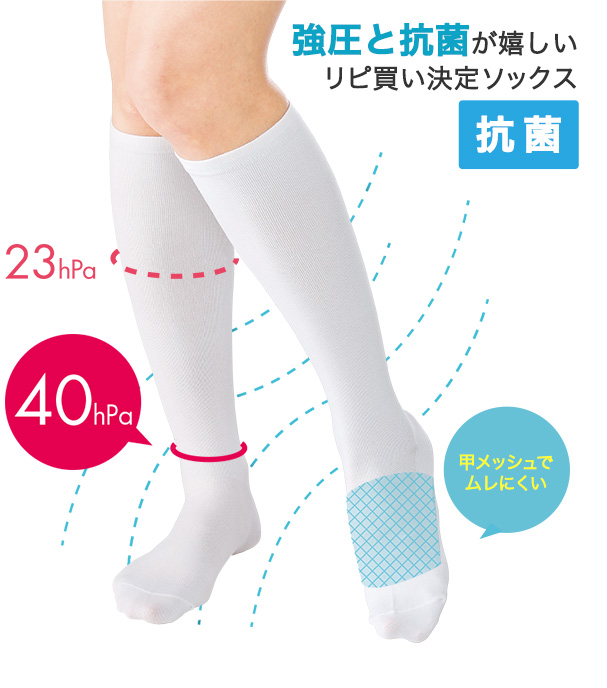 抗菌着圧ソックス