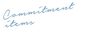 Commitment items