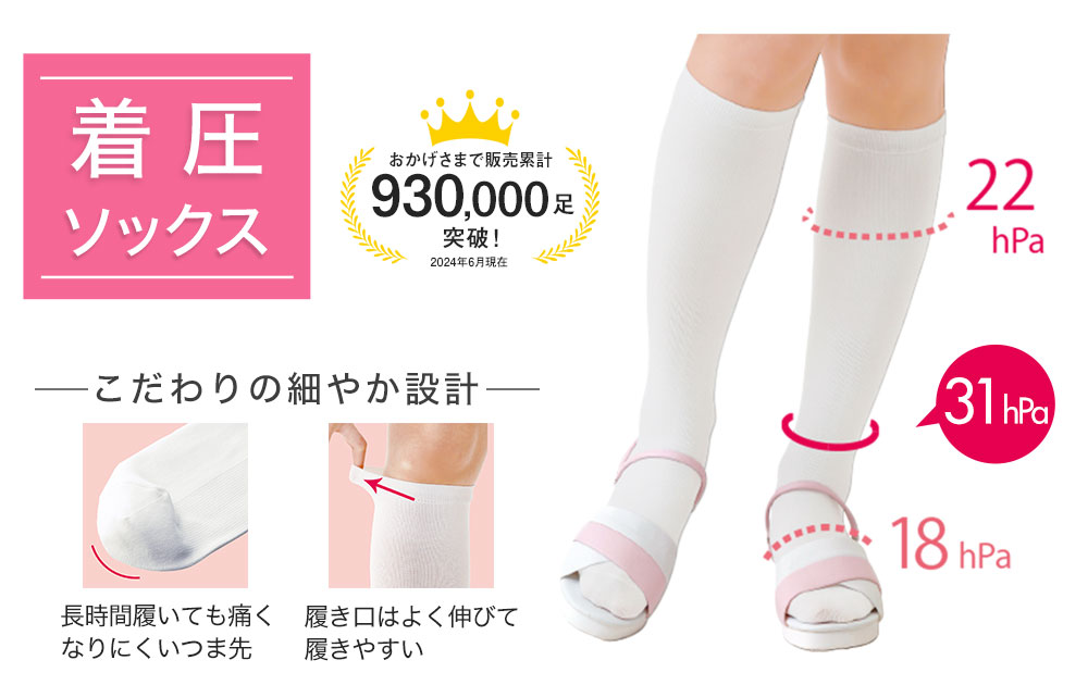 着圧ハイソックス