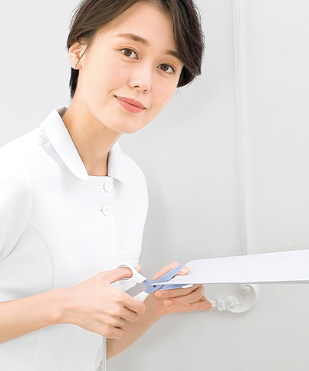 ALL WHITE 伸びるハサミNew