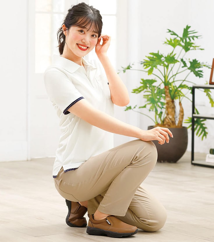 動きやすい快適ストレッチチノ