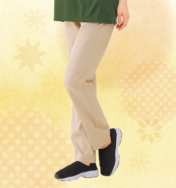 裏起毛あったかチノ風パンツ