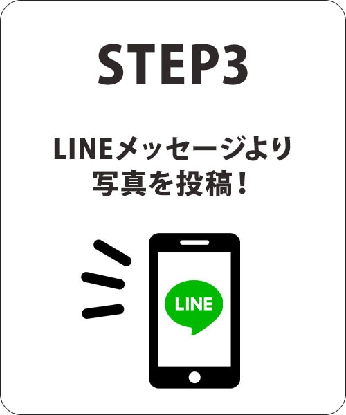 LINEで写真を投稿