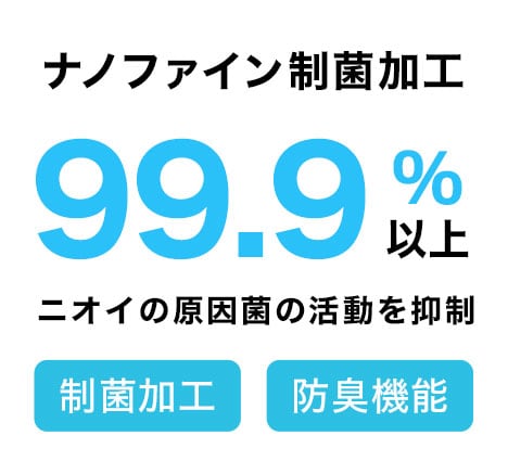 ナノファイン制菌加工