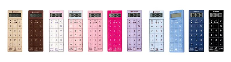 音が消せる電卓付長時間タイマー