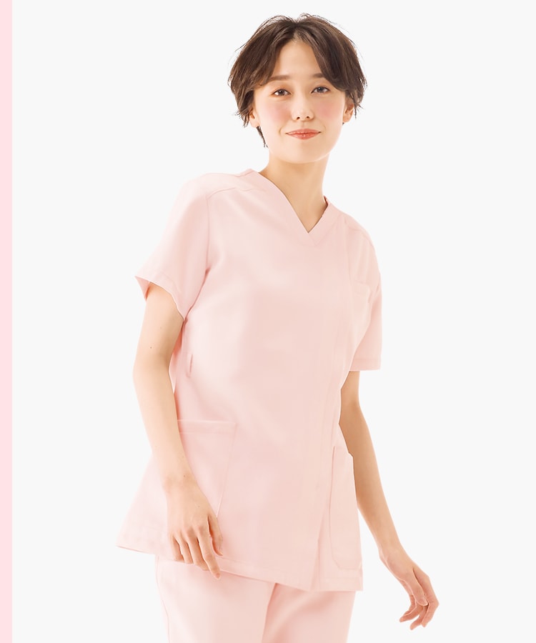 薄いピンクク