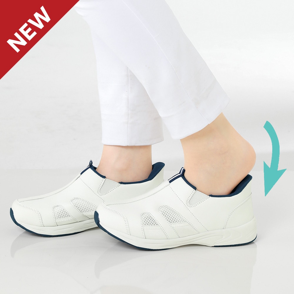 手を使わずに履けるらくちんシューズ