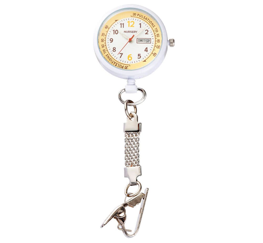 日付・曜日表示付きショートチェーンウォッチ(NEW)