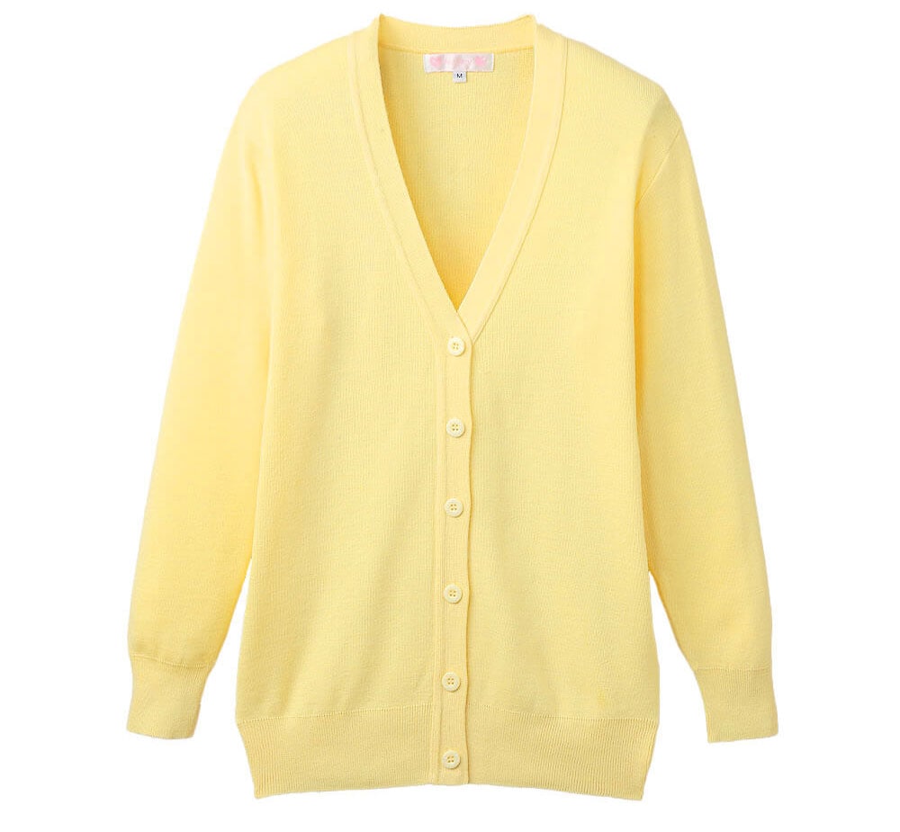 抗ピル ロング丈カーディガン