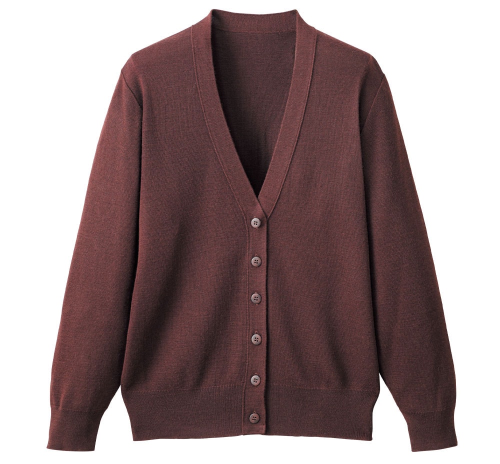 抗ピルレギュラー丈カーディガン