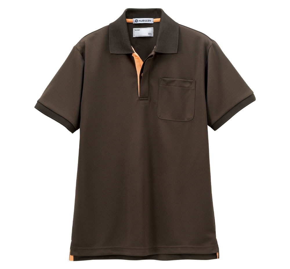 サイドポケット配色ポロシャツ(男女兼用)