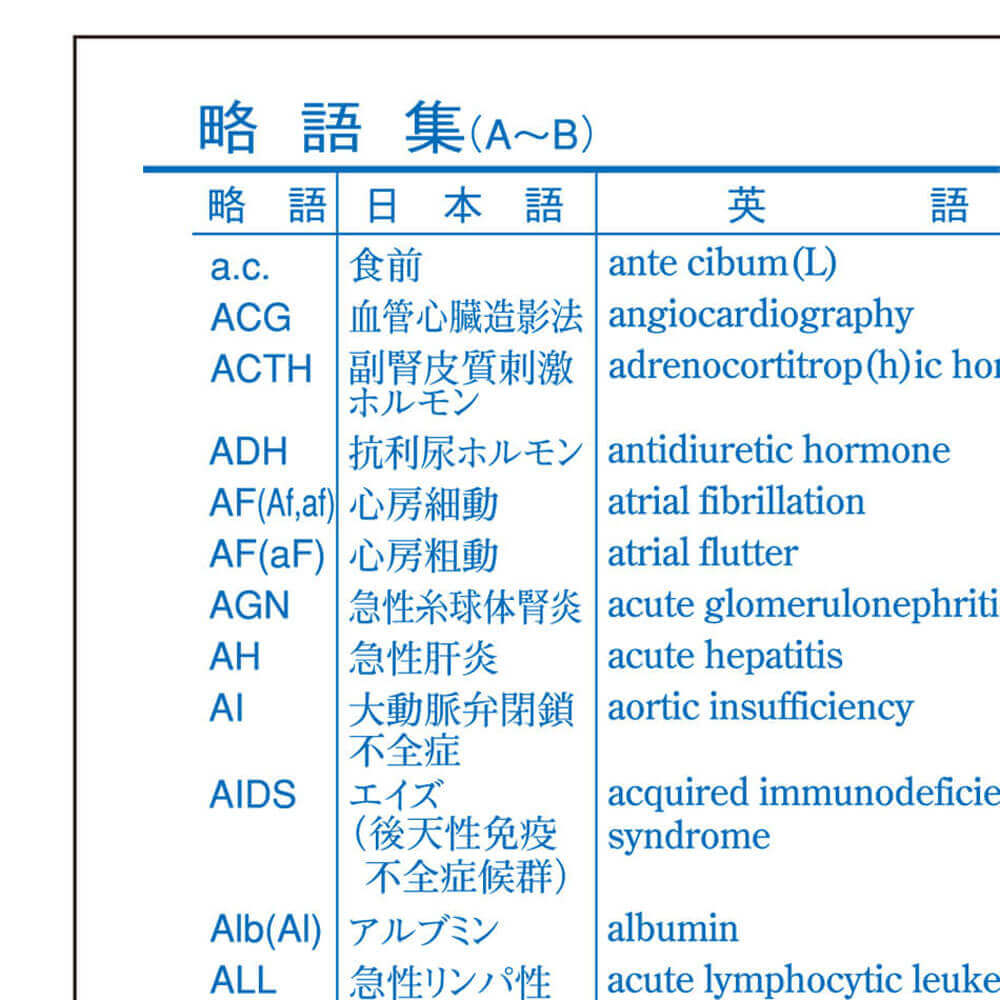 略語集