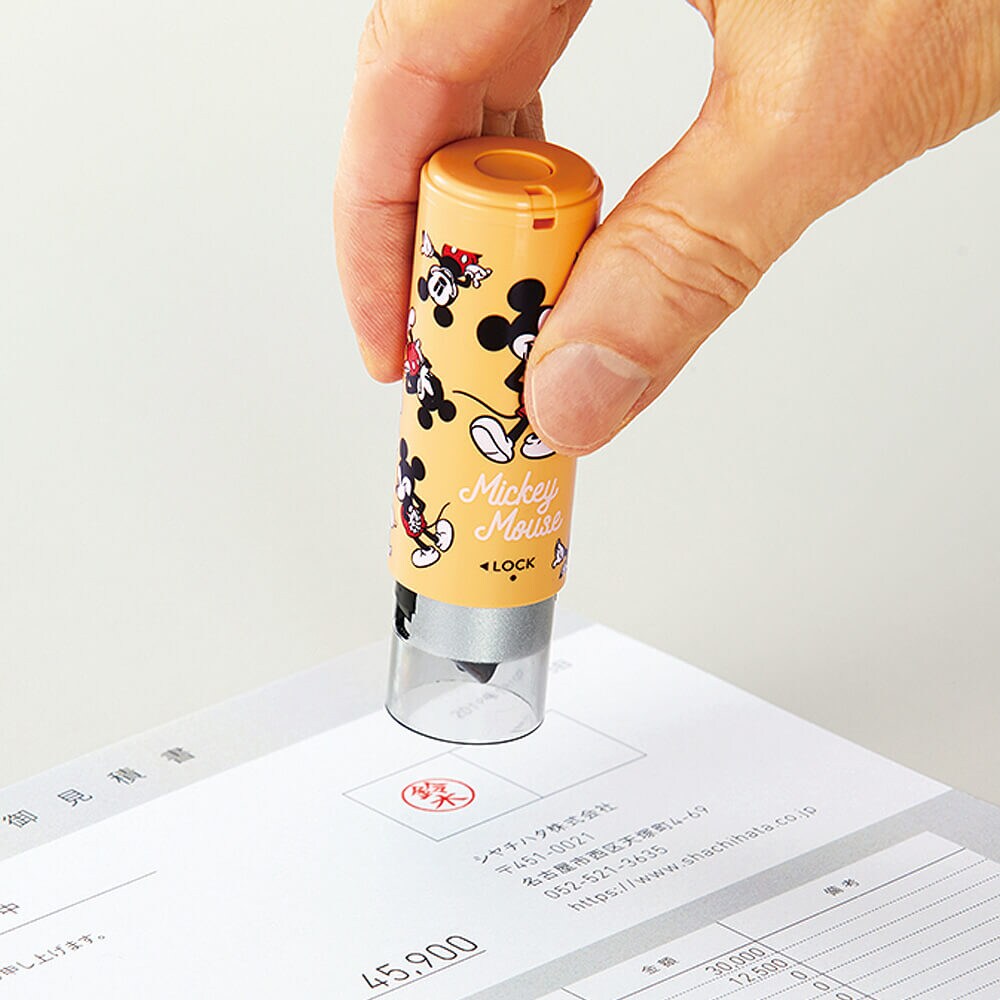 安い ディズニー キャップレス9 ミッキー ミニー 印鑑 キャラクター キャップレス はんこ ハンコ 看護師 シャチハタ グッズ Dprd Jatimprov Go Id