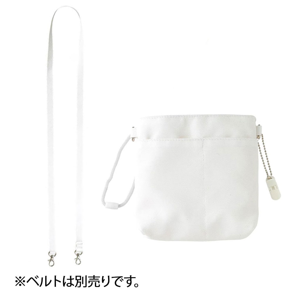 ショルダーベルトを付けてオーガナイザーとしても使えます!
