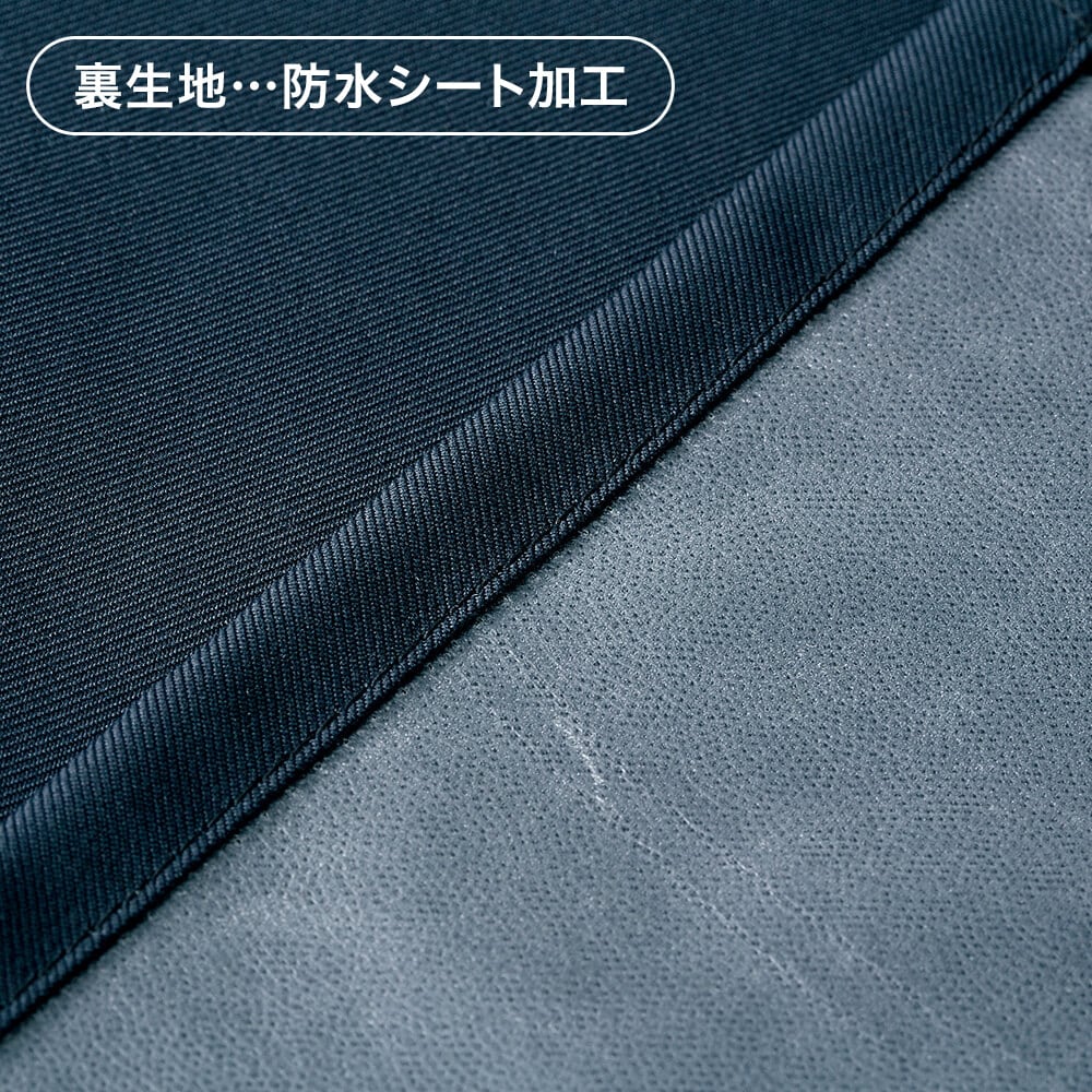 裏生地…防水シート加工