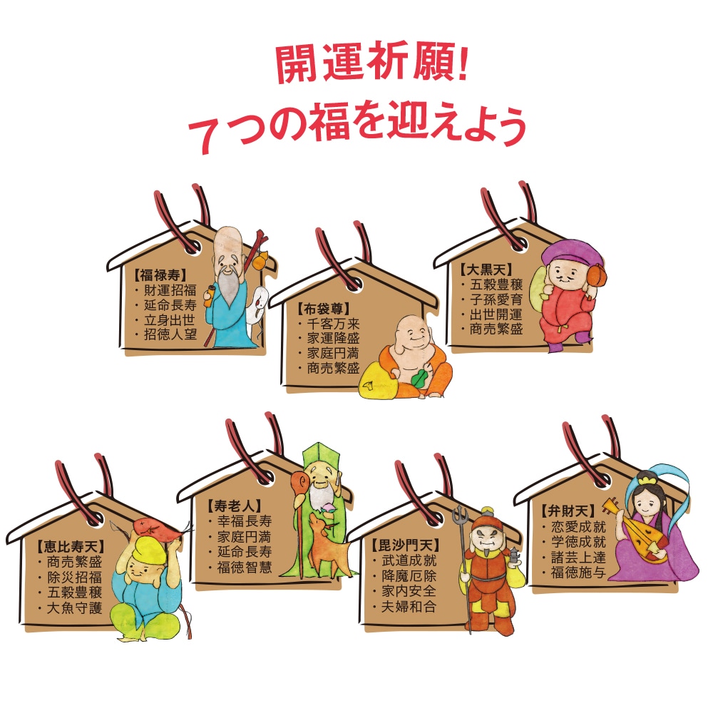 開運祈願!7つの福を迎えよう