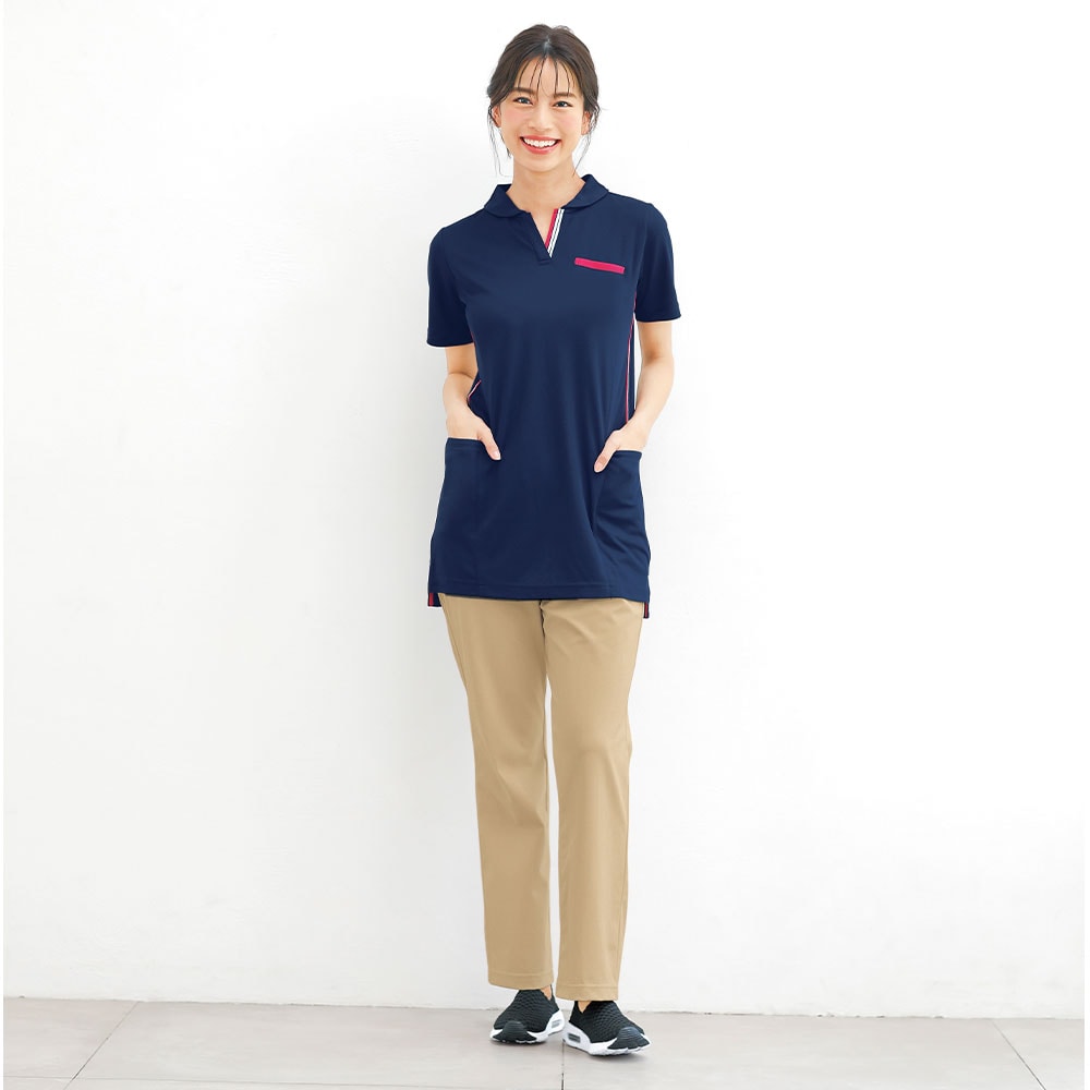 風が通り抜ける接触冷感ストレッチチノパンツ(男女兼用)