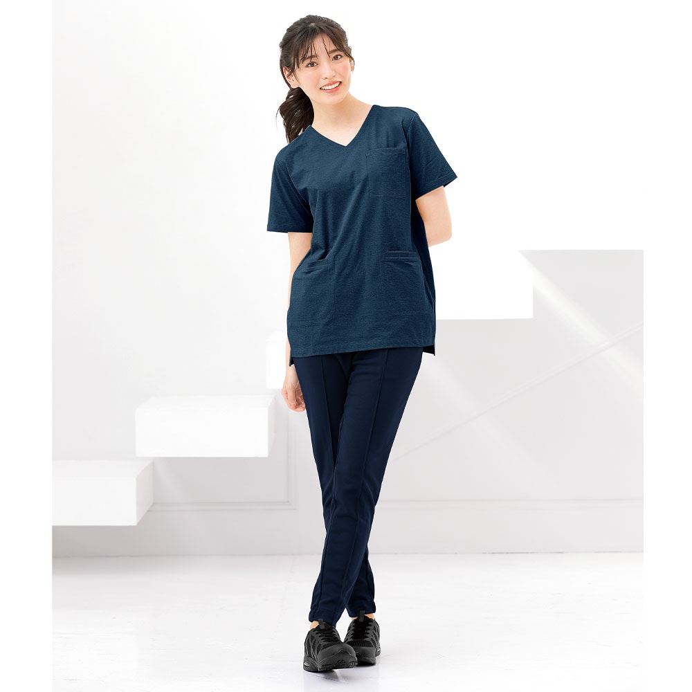 楽ちんなのにきちんと見えるスクラブみたいなTシャツ(男女兼用)