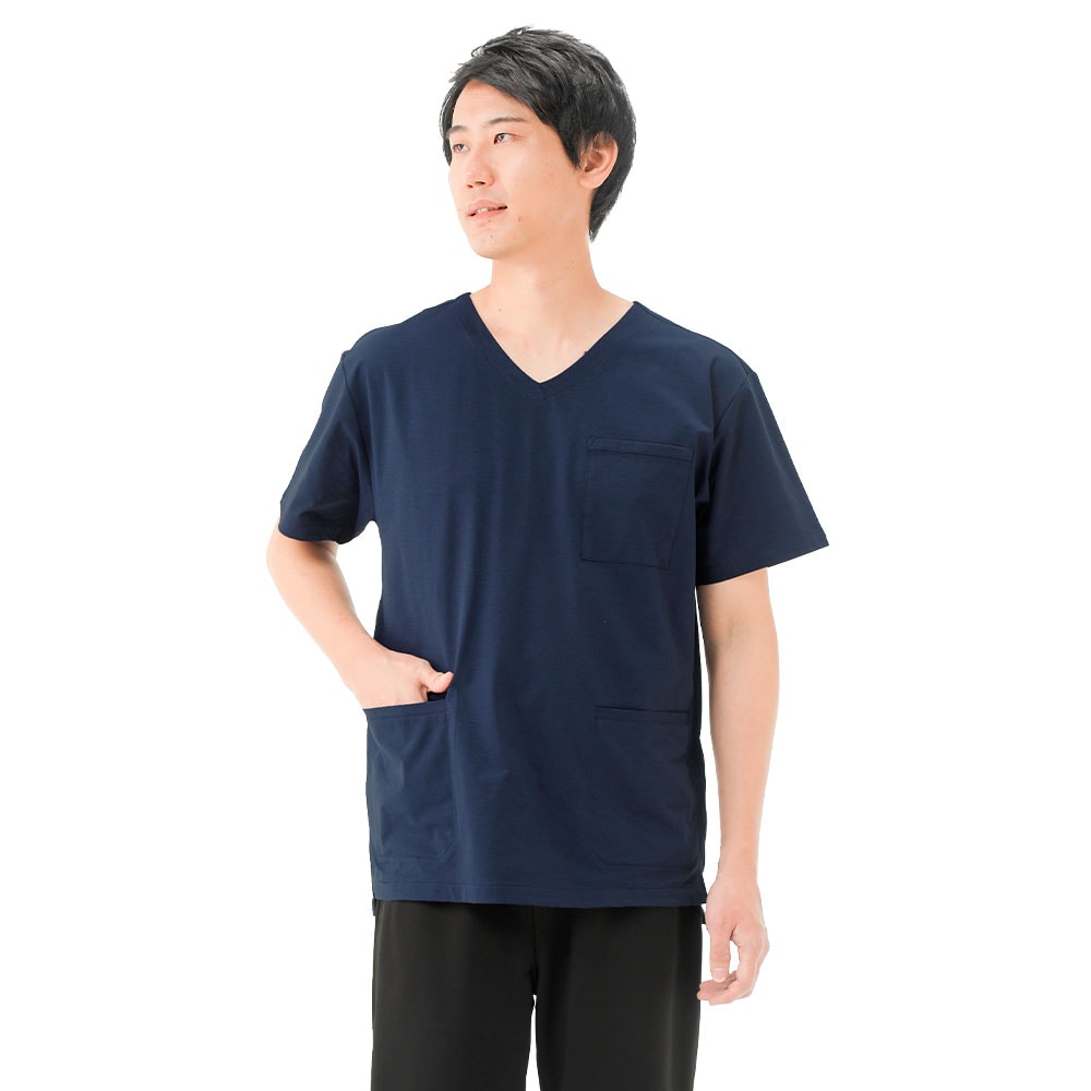楽ちんなのにきちんと見えるスクラブみたいなTシャツ(男女兼用)