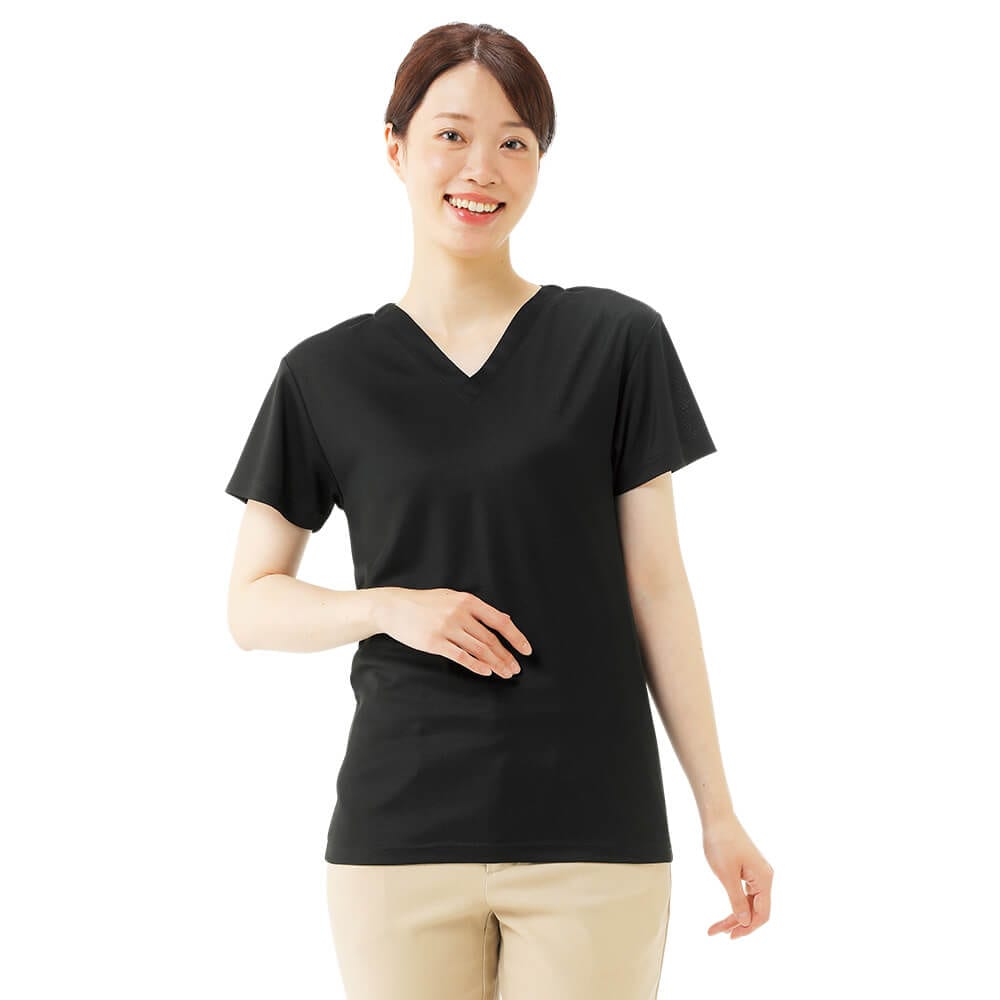 不快感をシャットアウト 消臭制電半袖Tシャツ(男女兼用)
