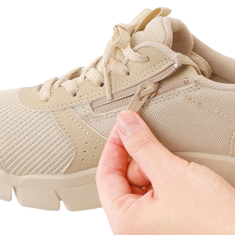 ファスナー付でフィット